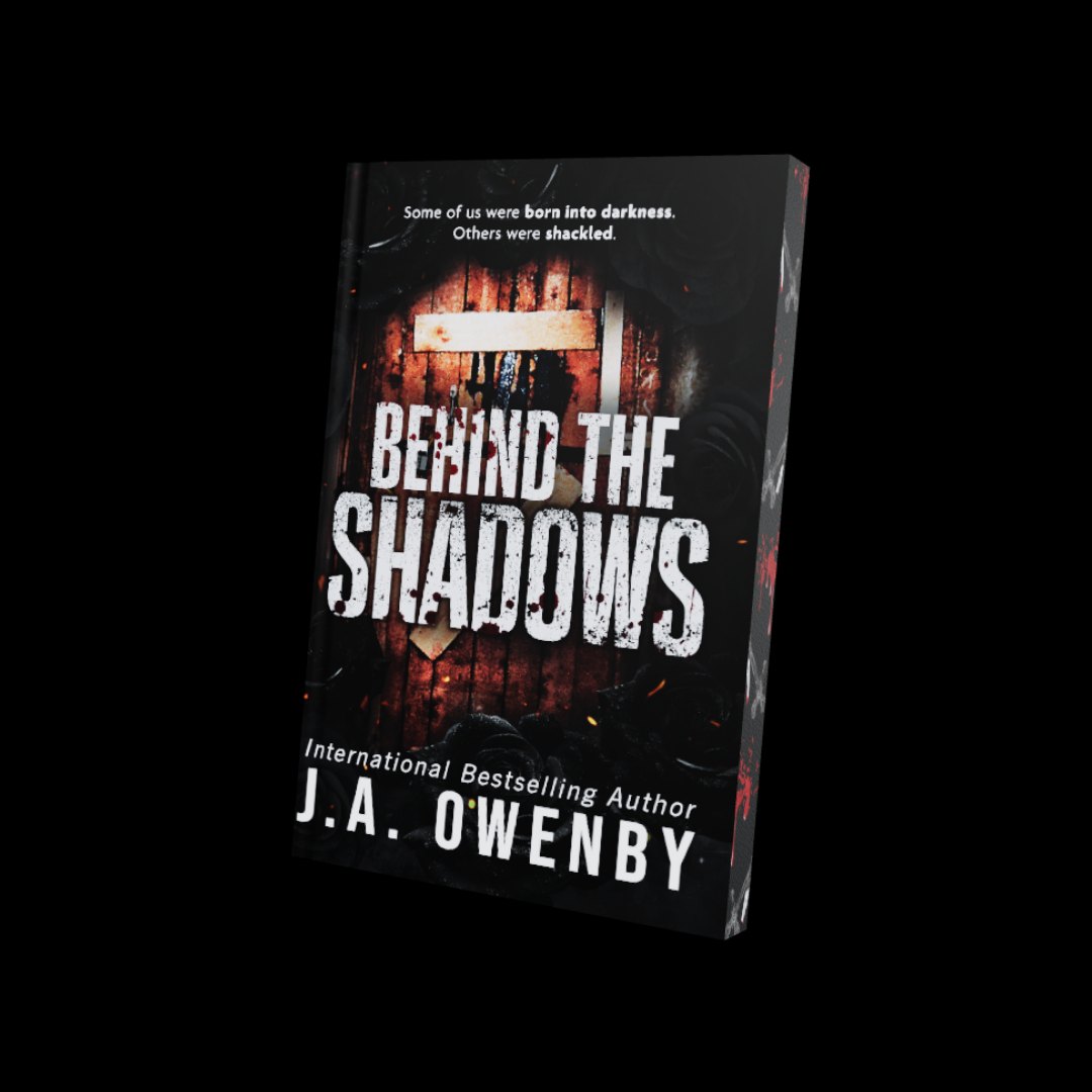 Book titled 'Behind the Shadows' by J.A. Owenby