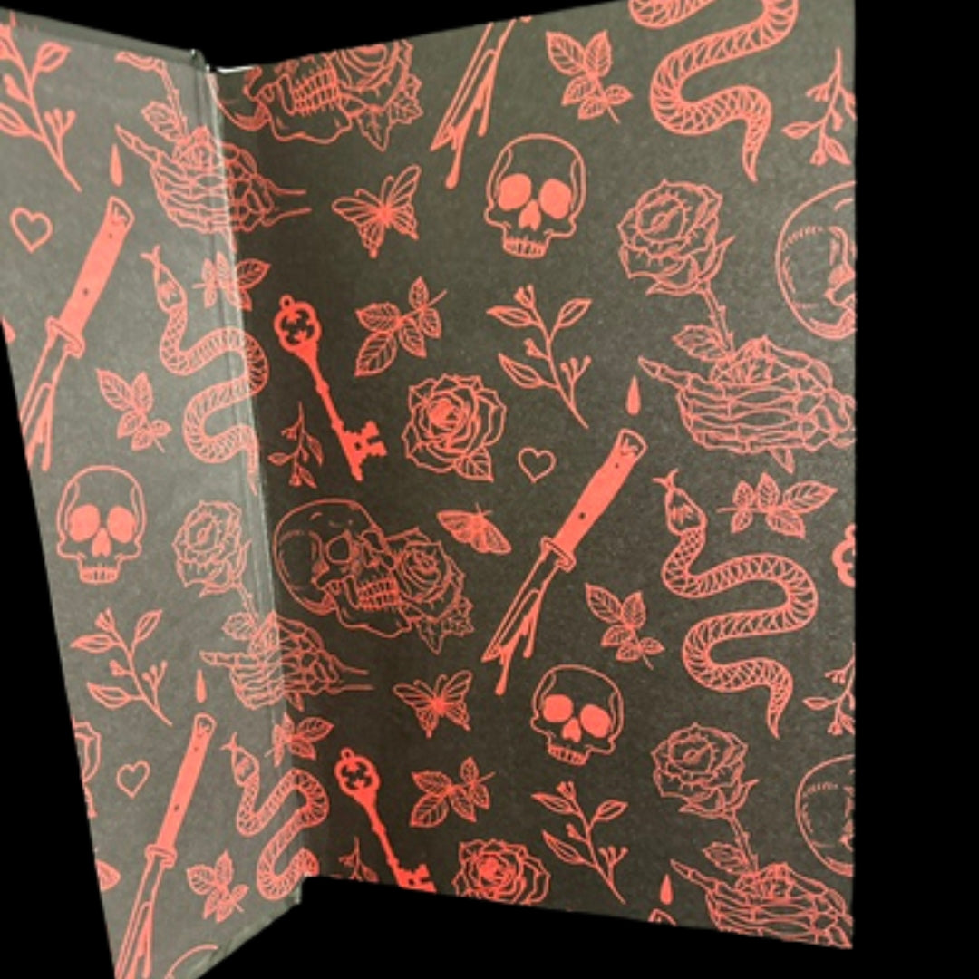 In The Shadow Red Foil Special Edition Book - JA Owenby - Interior Book Design