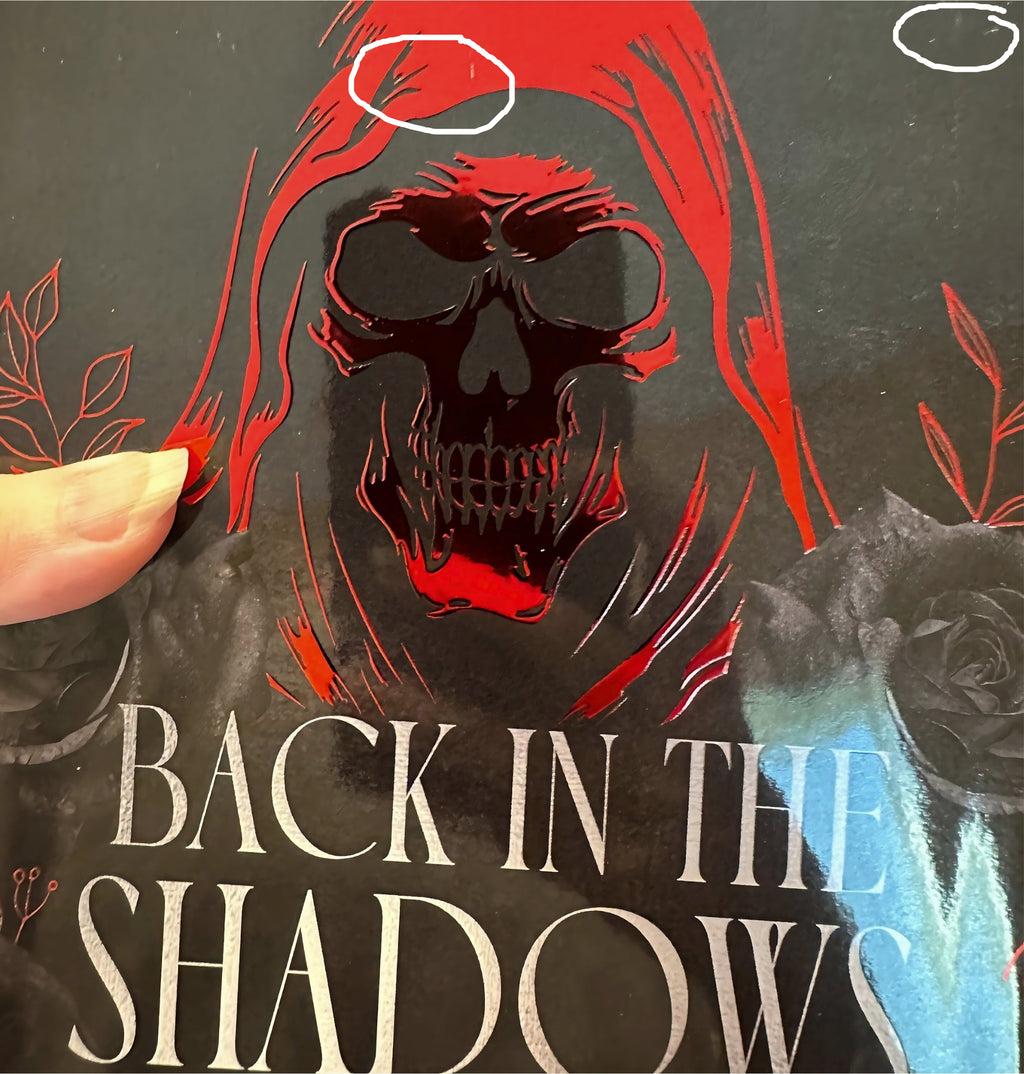 Back In the Shadows Book 2 - Special Edition - Imperfect - Red Foil With Sprayed Edges