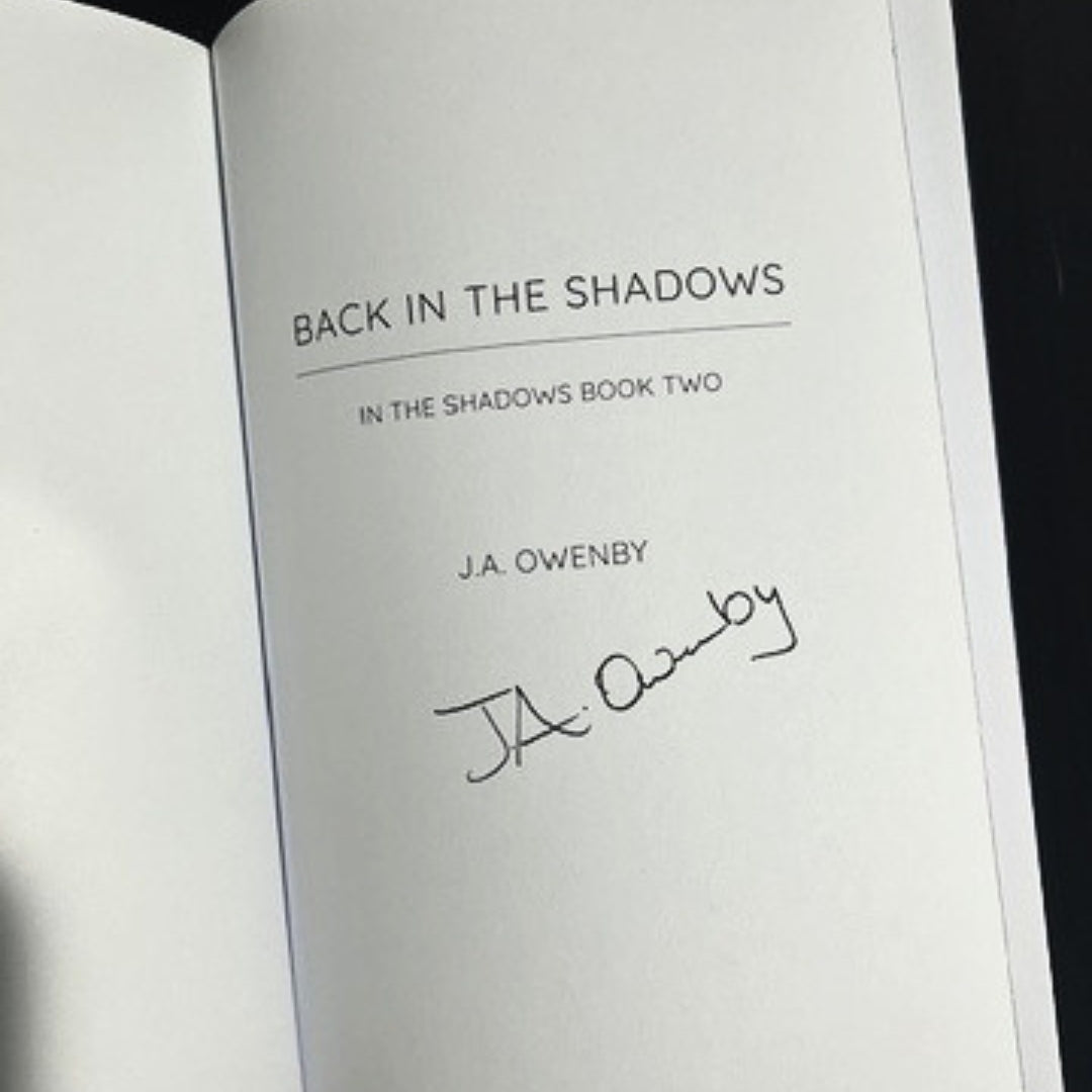 Back In The Shadows Red Foil Special Edition -  J.A. Owenby - Author Signed