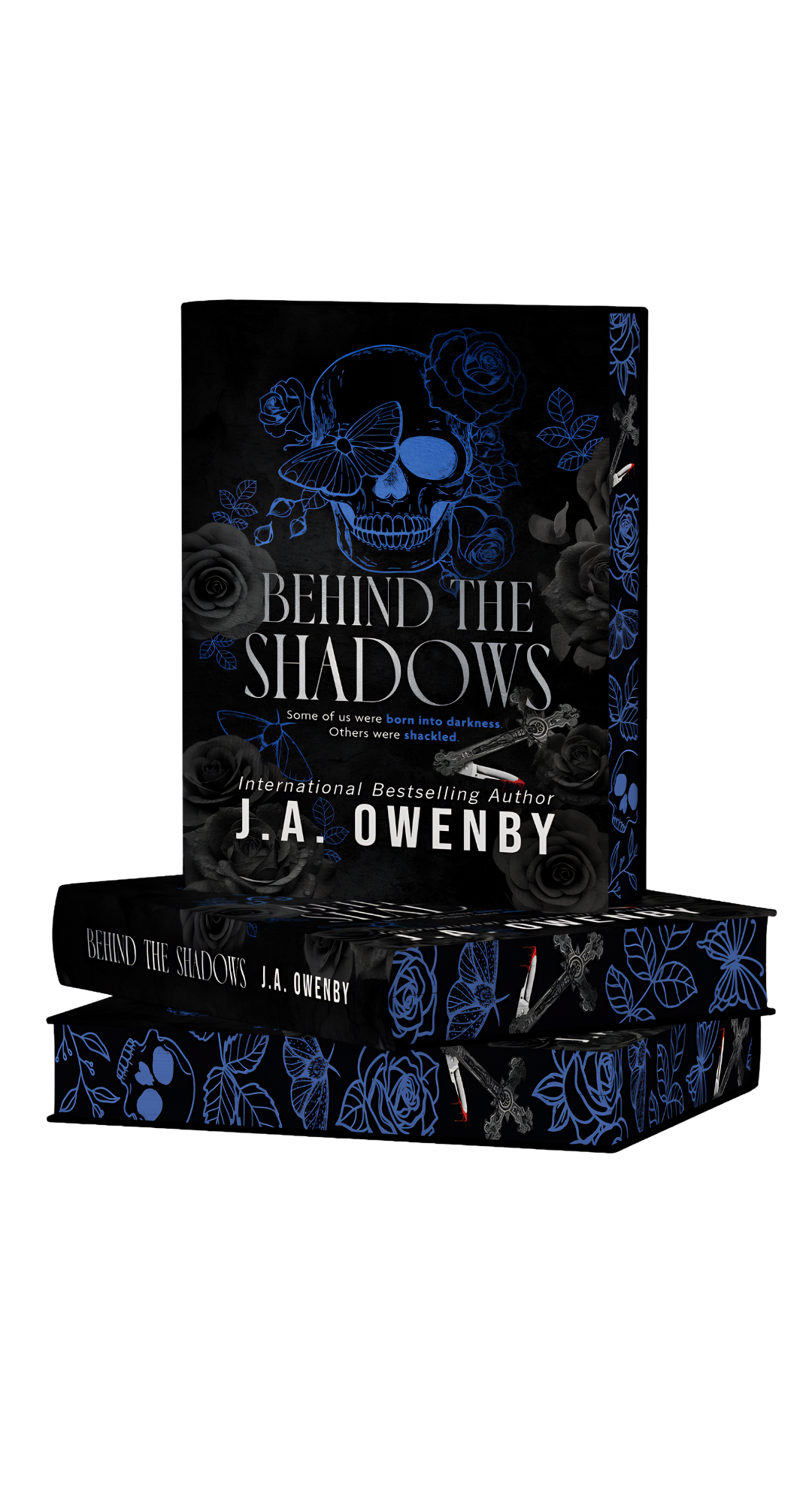 Behind the Shadows Book 3 | Special Edition | Blue Foil With Sprayed Edges | Preorder